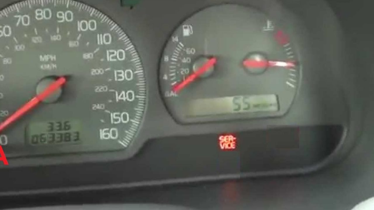How To Service Light Reset In Volvo S40 And V40