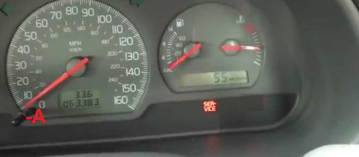 Service Light Reset In Volvo S40 And V40