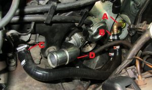 replace volvo 850 s70 v70 heater core hoses